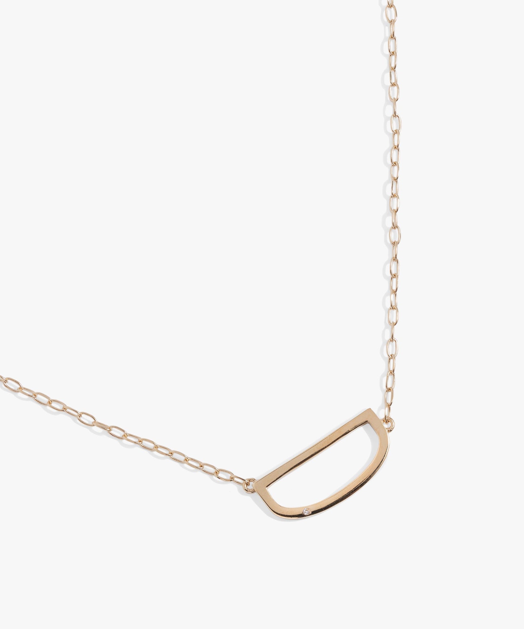 Initial D Precious Elongated Necklace