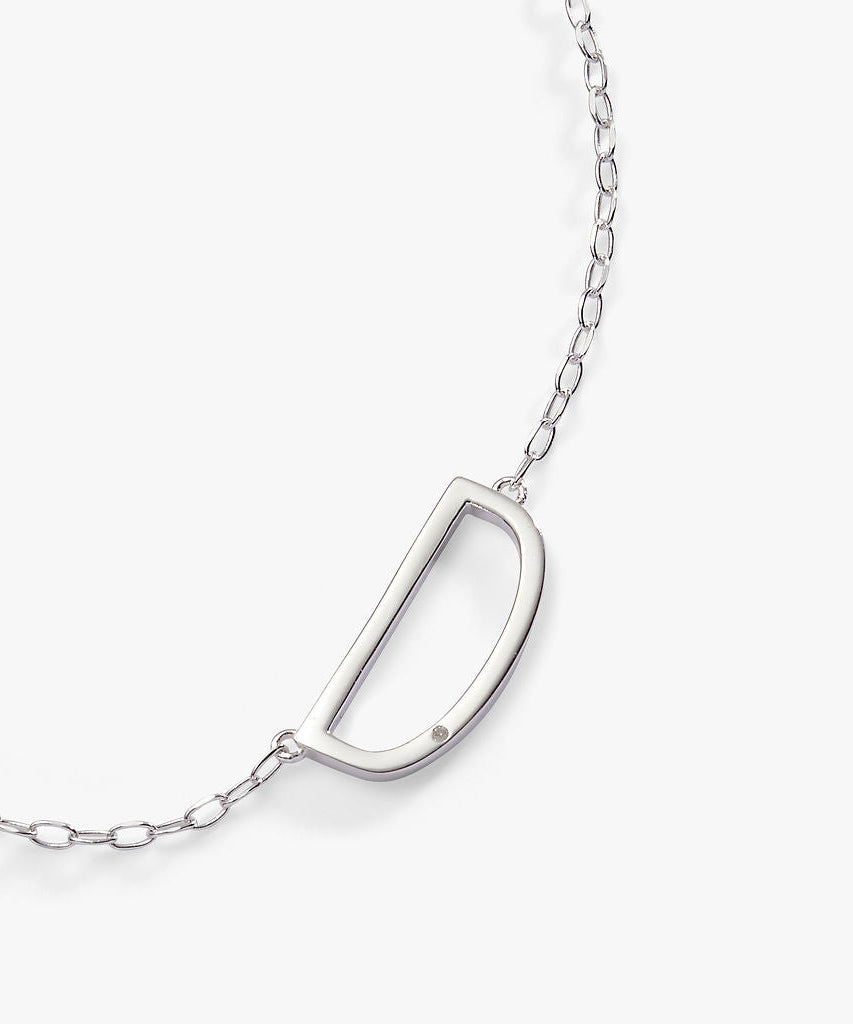 Initial D Precious Elongated Necklace