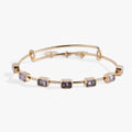 June Birthstone Emerald Cut Bangle
