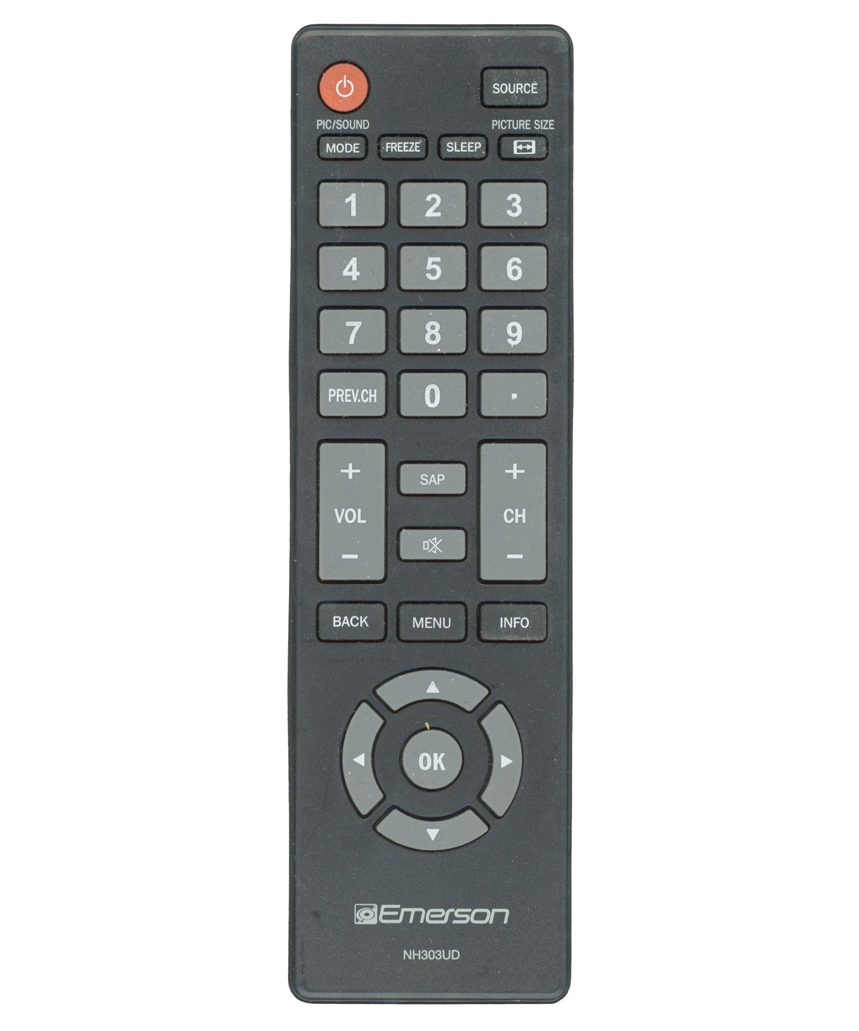 Emerson NH303UD TV Remote Control