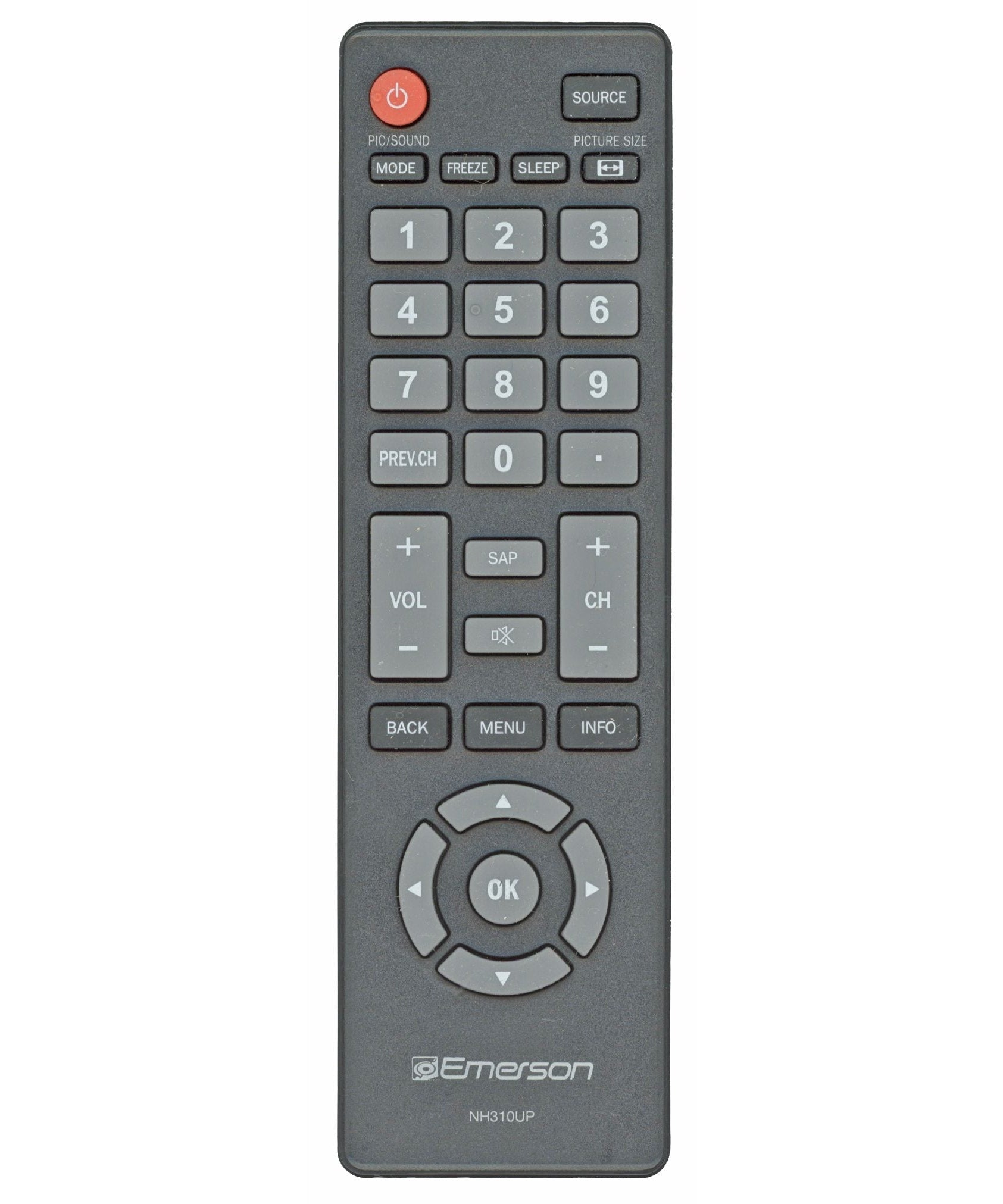 Emerson NH310UP TV Remote Control