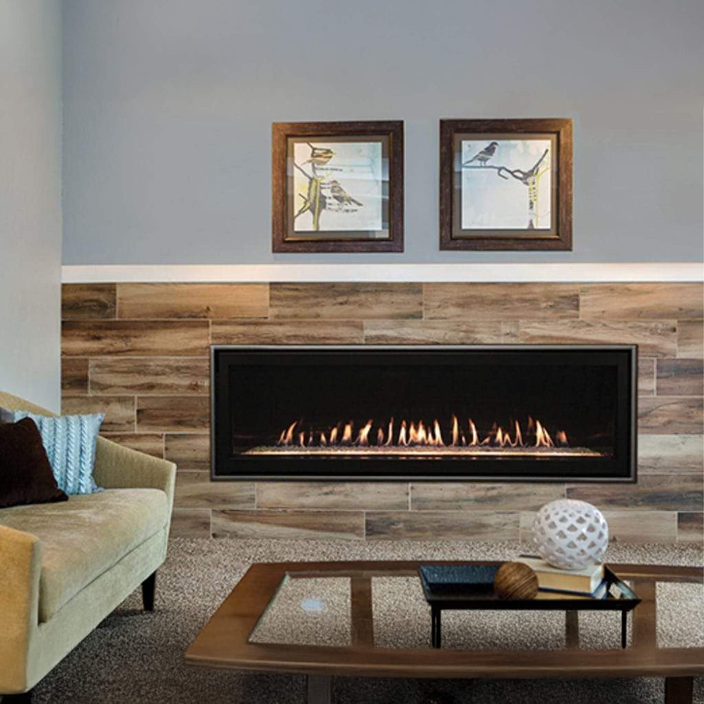 Empire Comfort Systems Boulevard 46K-52K BTU Direct Vent Linear Gas Fireplace With Multi Function Remote  (SAK52915)