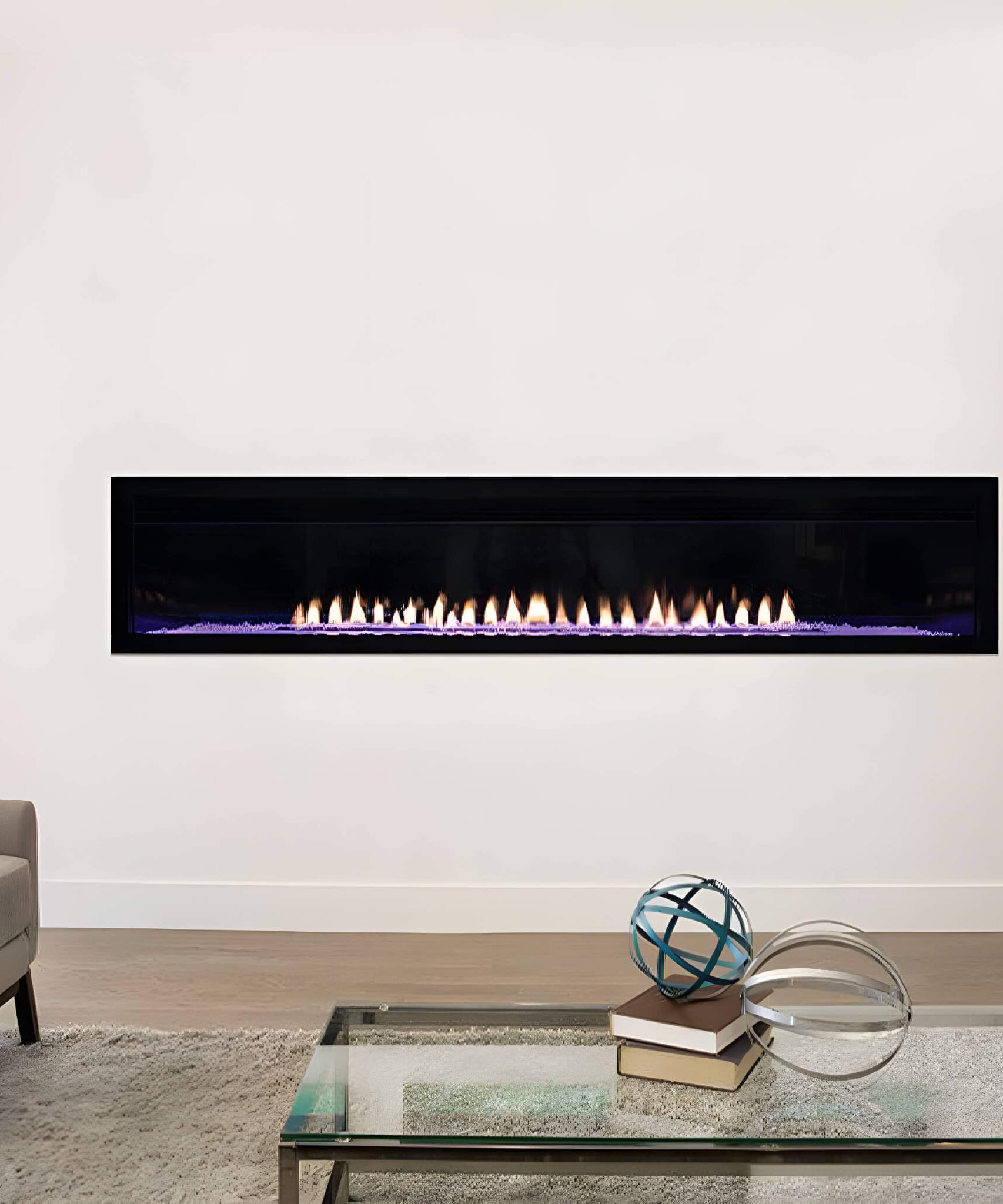 Empire Comfort Systems Boulevard Vent Free Natural Gas Linear Fireplace [VFLB72/60/48/36FP90N] (SAK30421)