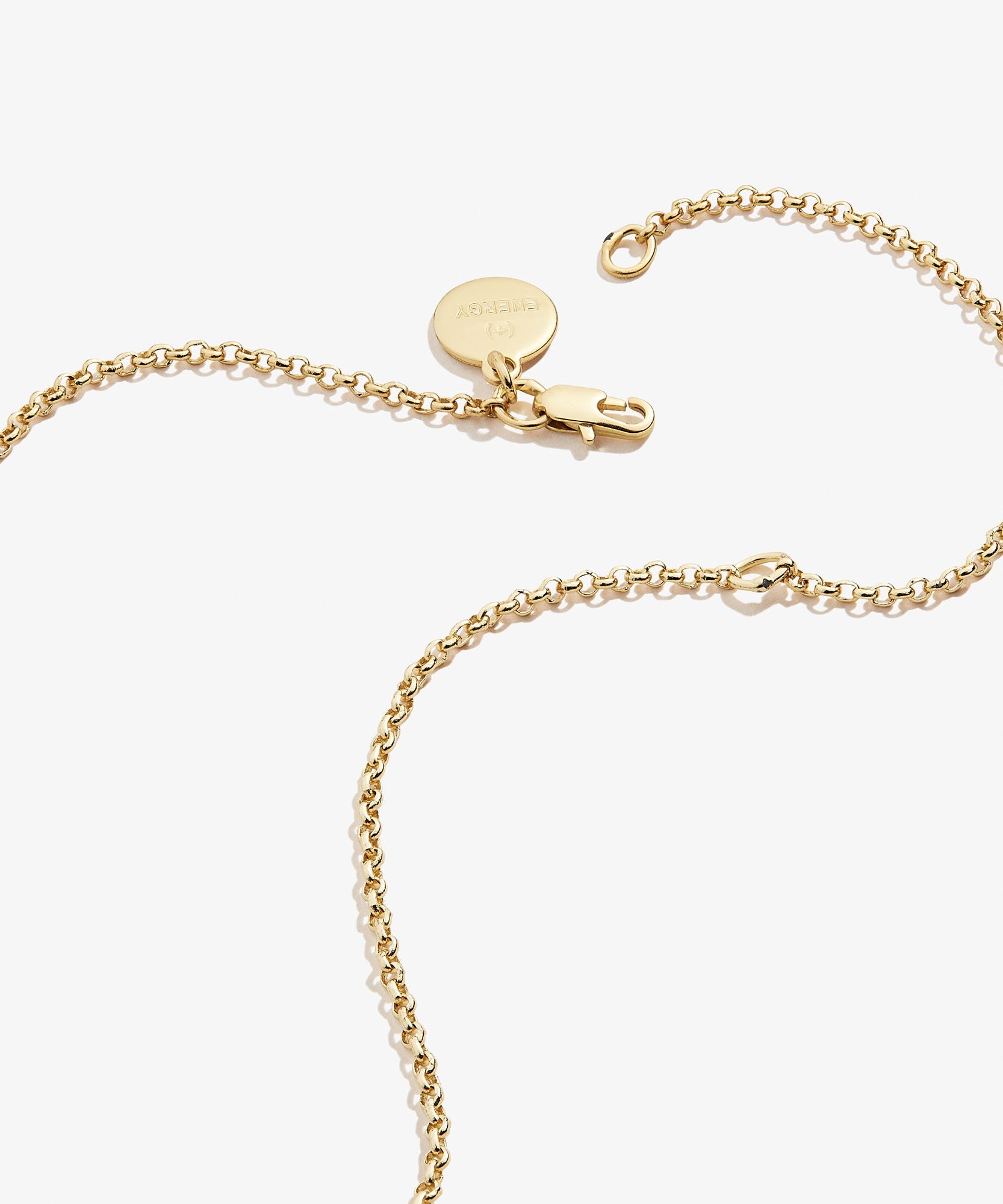 Small Circle Charm Necklace, 19''