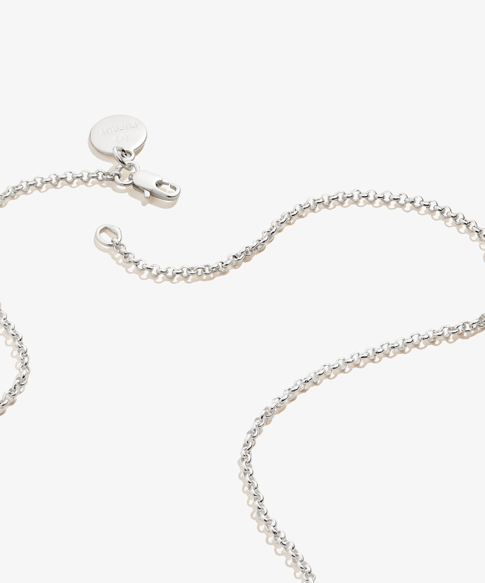 Small Circle Charm Necklace, 19''