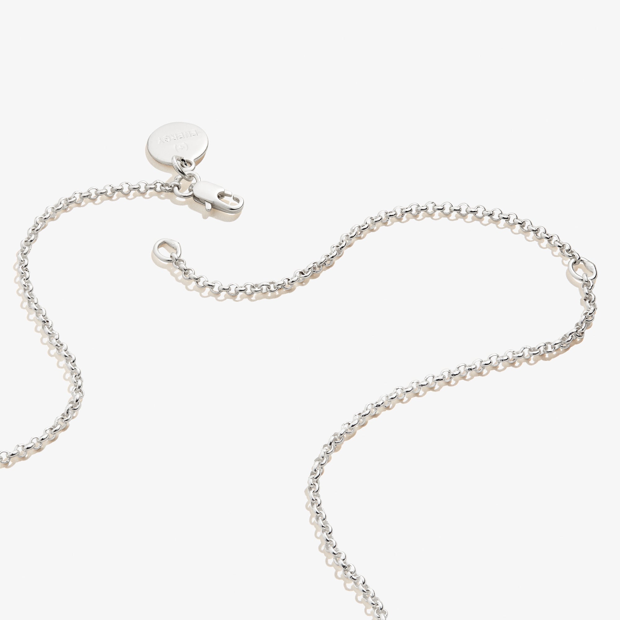 Small Circle Charm Necklace, 19''