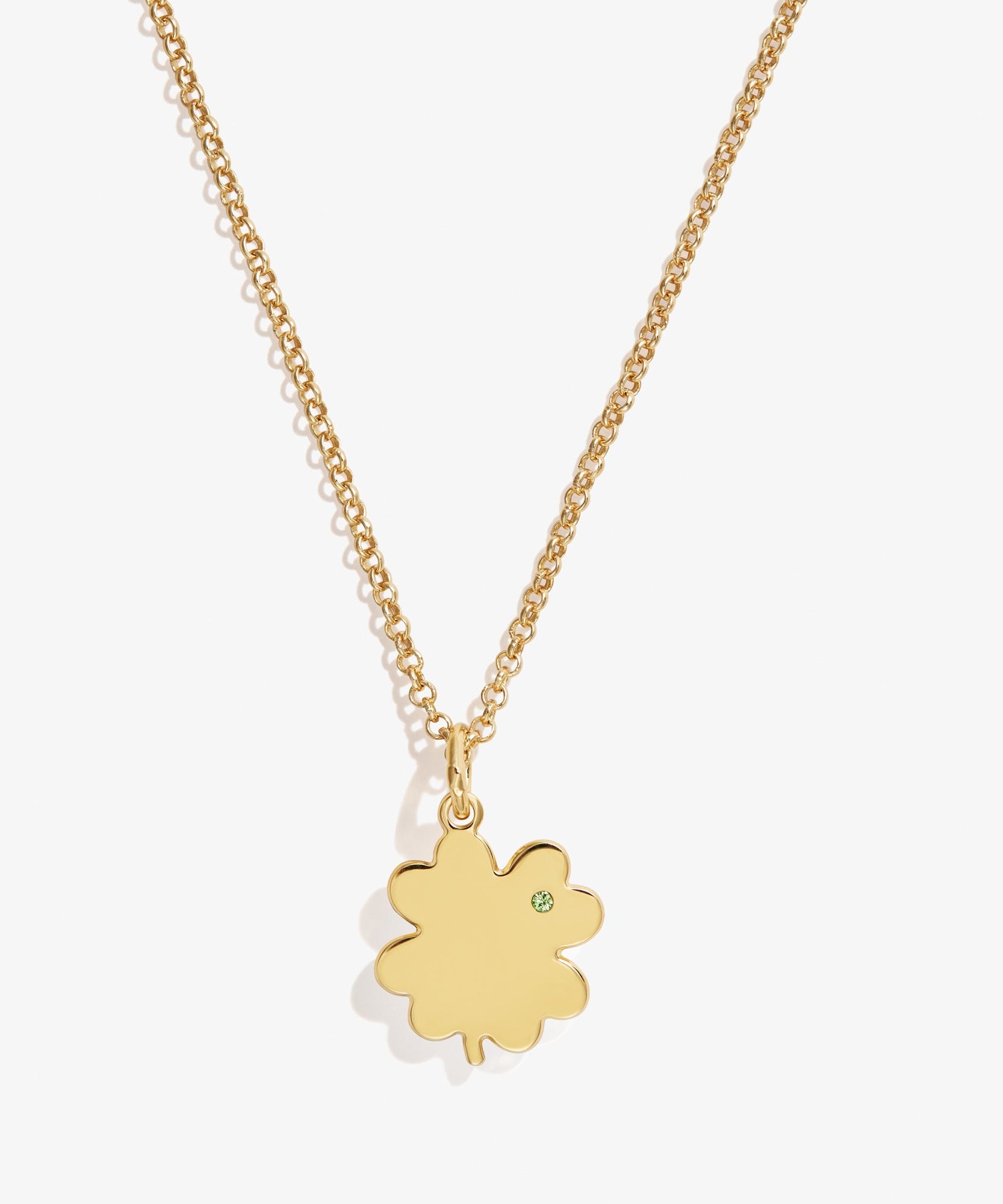 Four-Leaf Clover Necklace, 21"