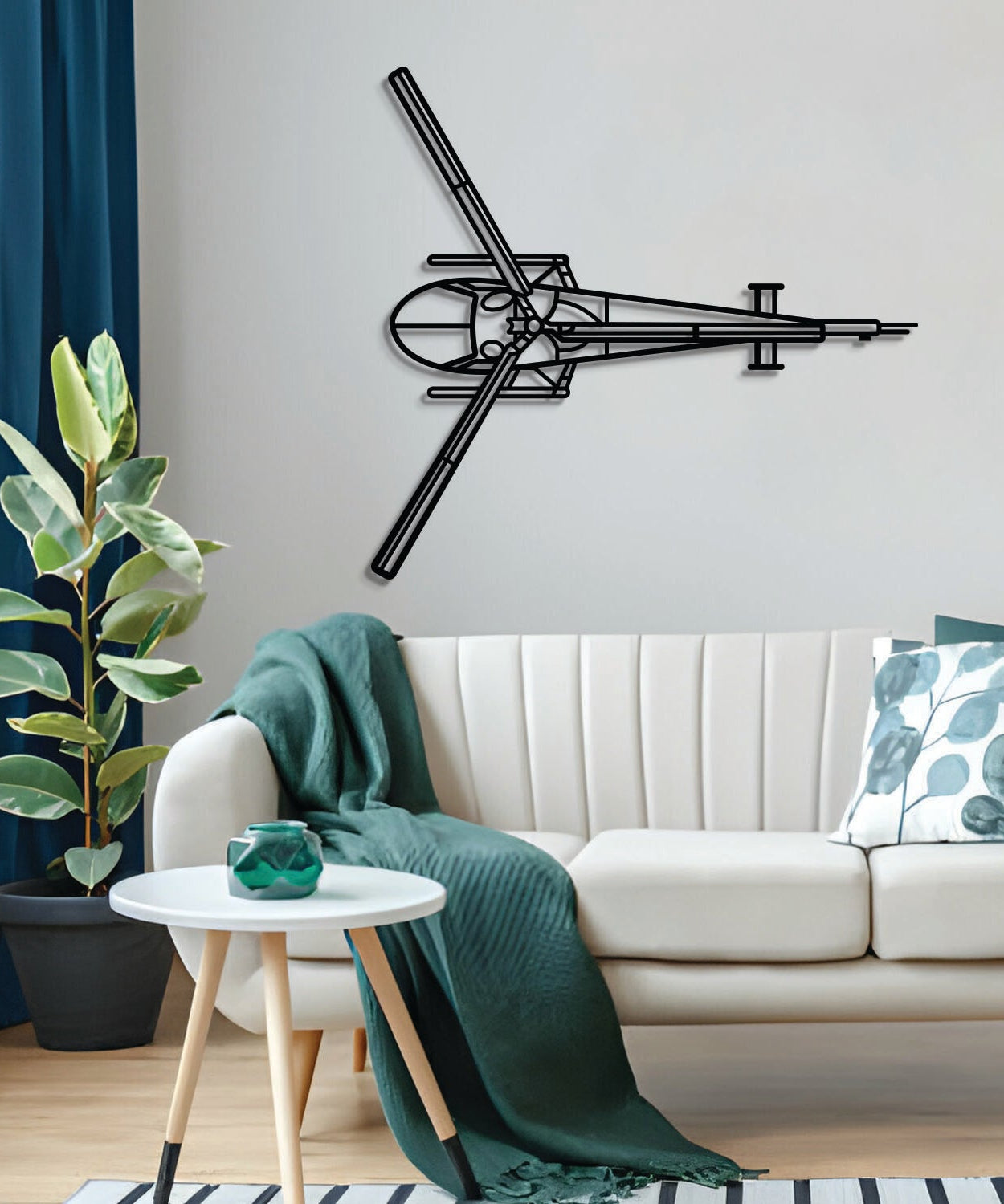 280FX Top Metallflugzeug-Wandkunst - NCP0503