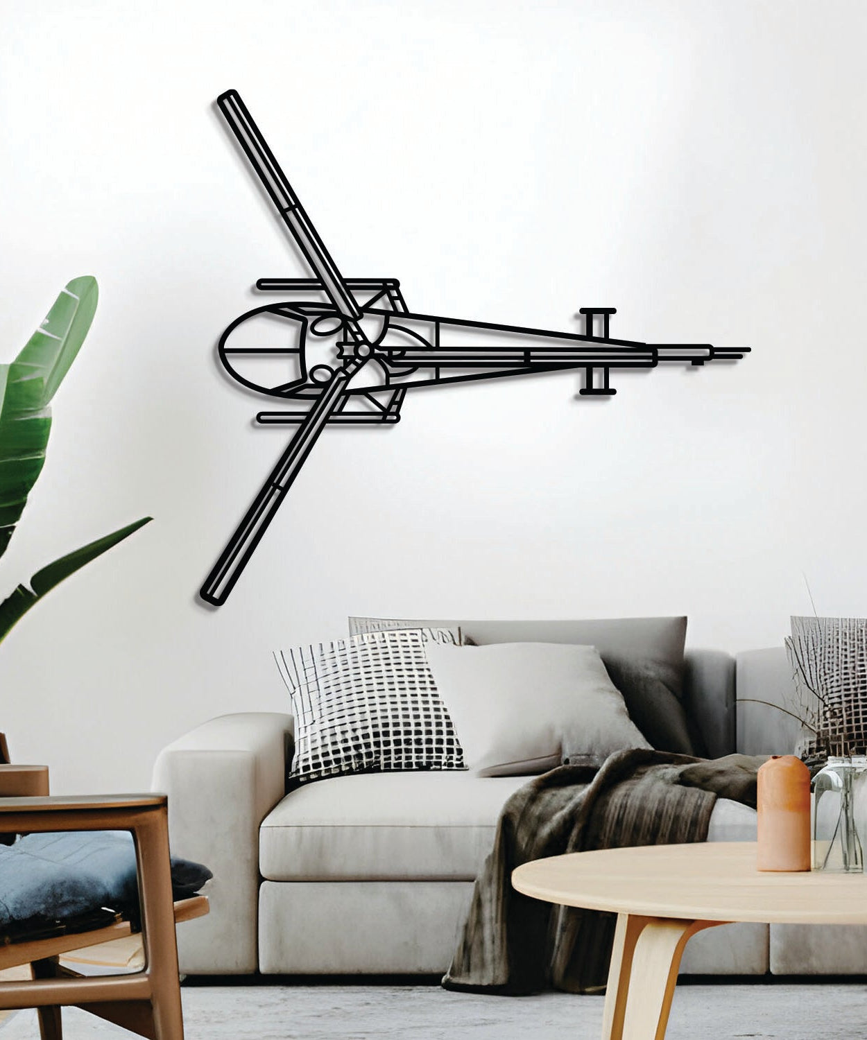 280FX Top Metallflugzeug-Wandkunst - NCP0503