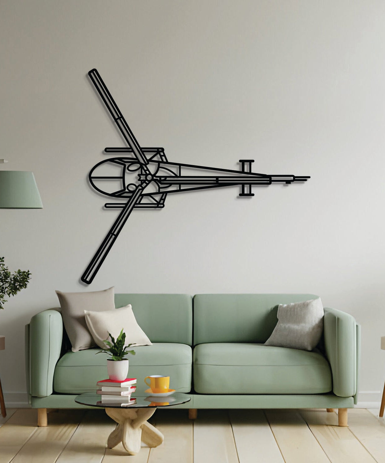 280FX Top Metallflugzeug-Wandkunst - NCP0503