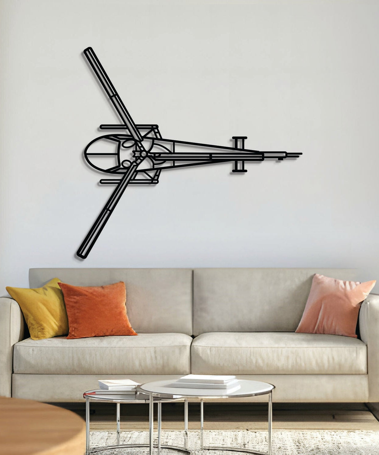 280FX Top Metallflugzeug-Wandkunst - NCP0503