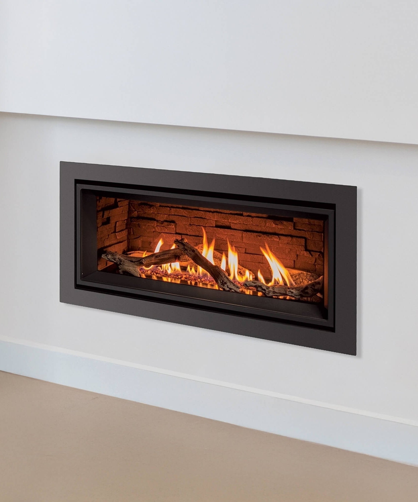 Enviro Linear Nova Direct Vent Natural Gas Fireplace With Burner Tray, Vermiculite, Steel Liner & LP Conversion Kit [C34-2] (SAK50281)