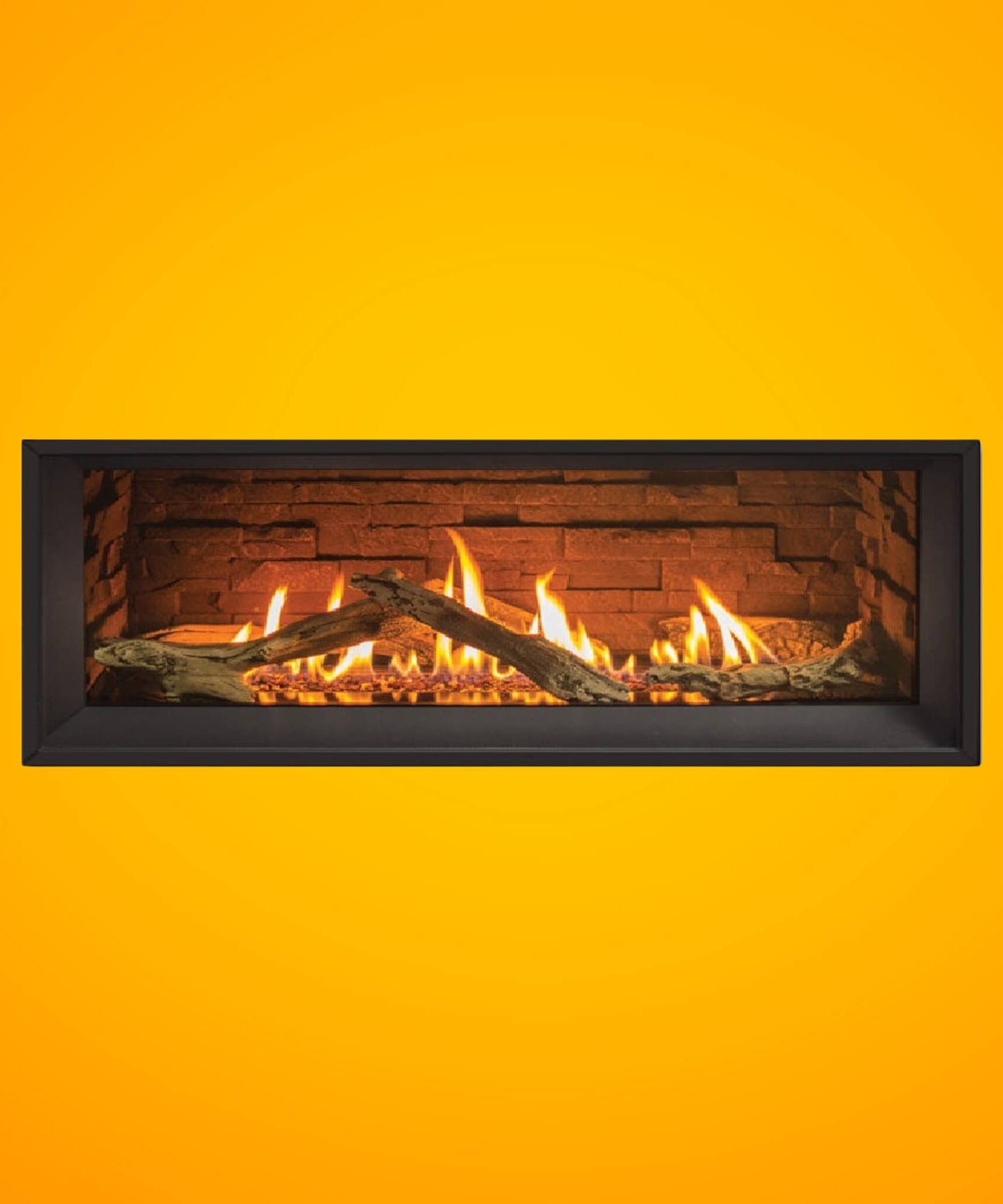 Enviro Linear Nova Direct Vent Natural Gas Fireplace With Burner Tray, Vermiculite, Steel Liner & LP Conversion Kit [C34-2] (SAK50281)