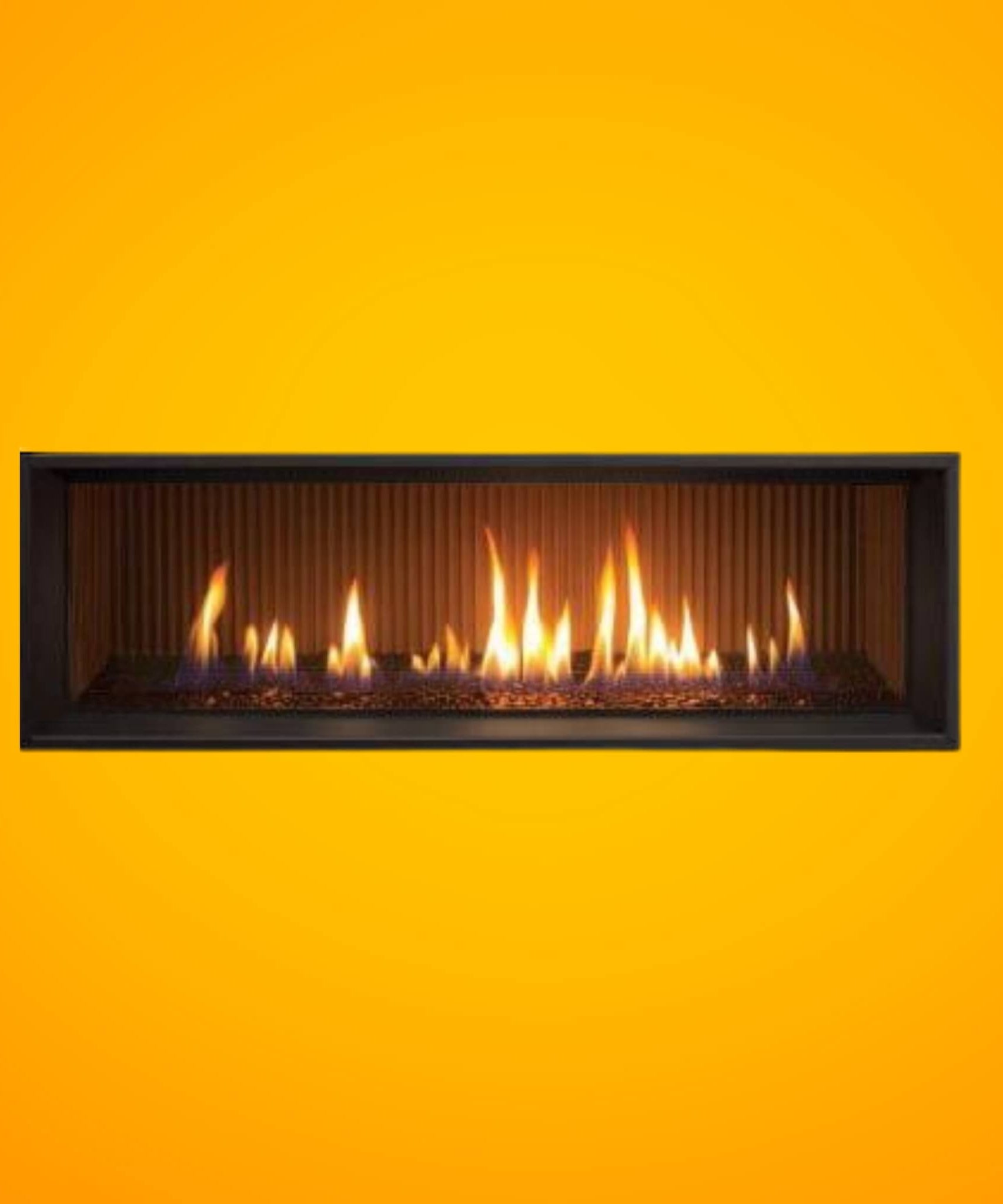 Enviro Linear Nova Direct Vent Natural Gas Fireplace With Burner Tray, Vermiculite, Steel Liner & LP Conversion Kit [C44-2] (SAK45387)