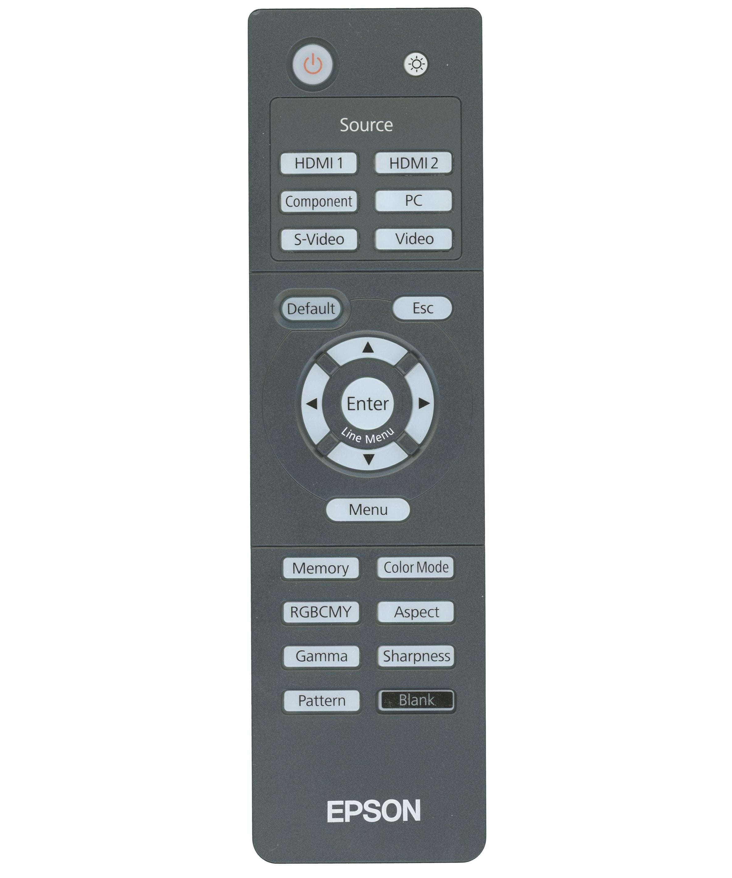 Epson 1500151 Projector Remote Control