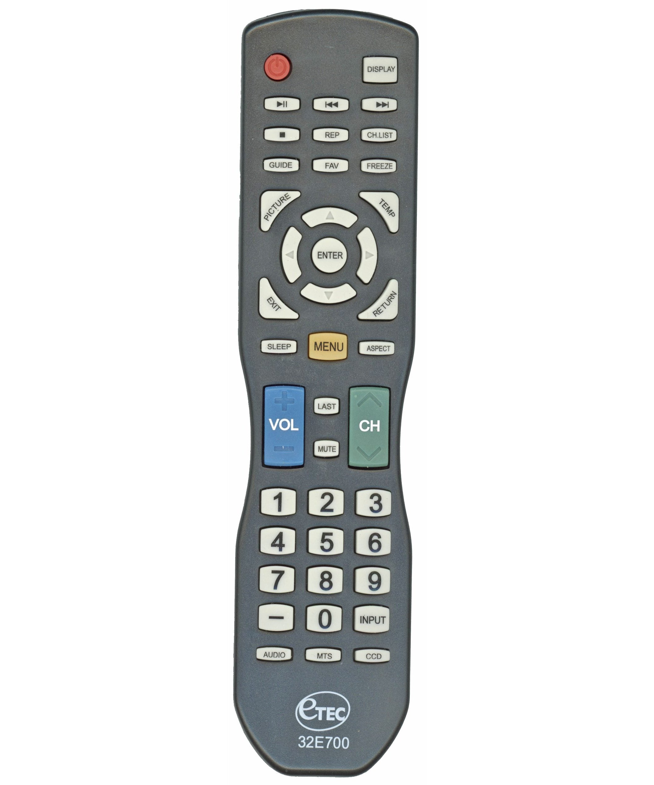 Etec 32E700 TV Remote Control - 32E700REM
