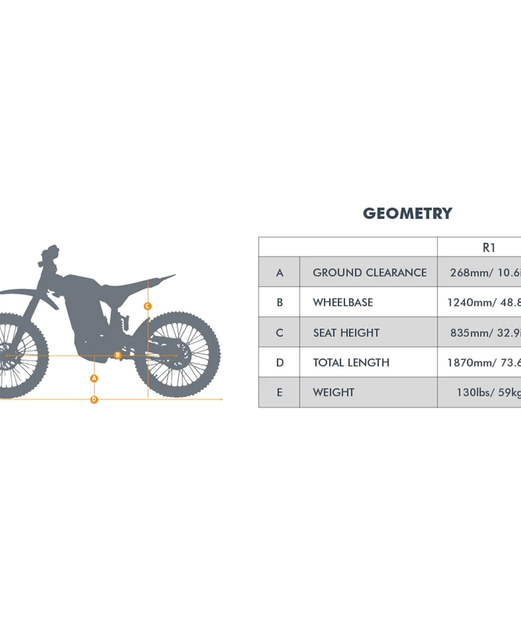 Eunorau R1 72V35AH 8000W All-Terrain Off-Road Electric Dirt Bike (SAK25097)