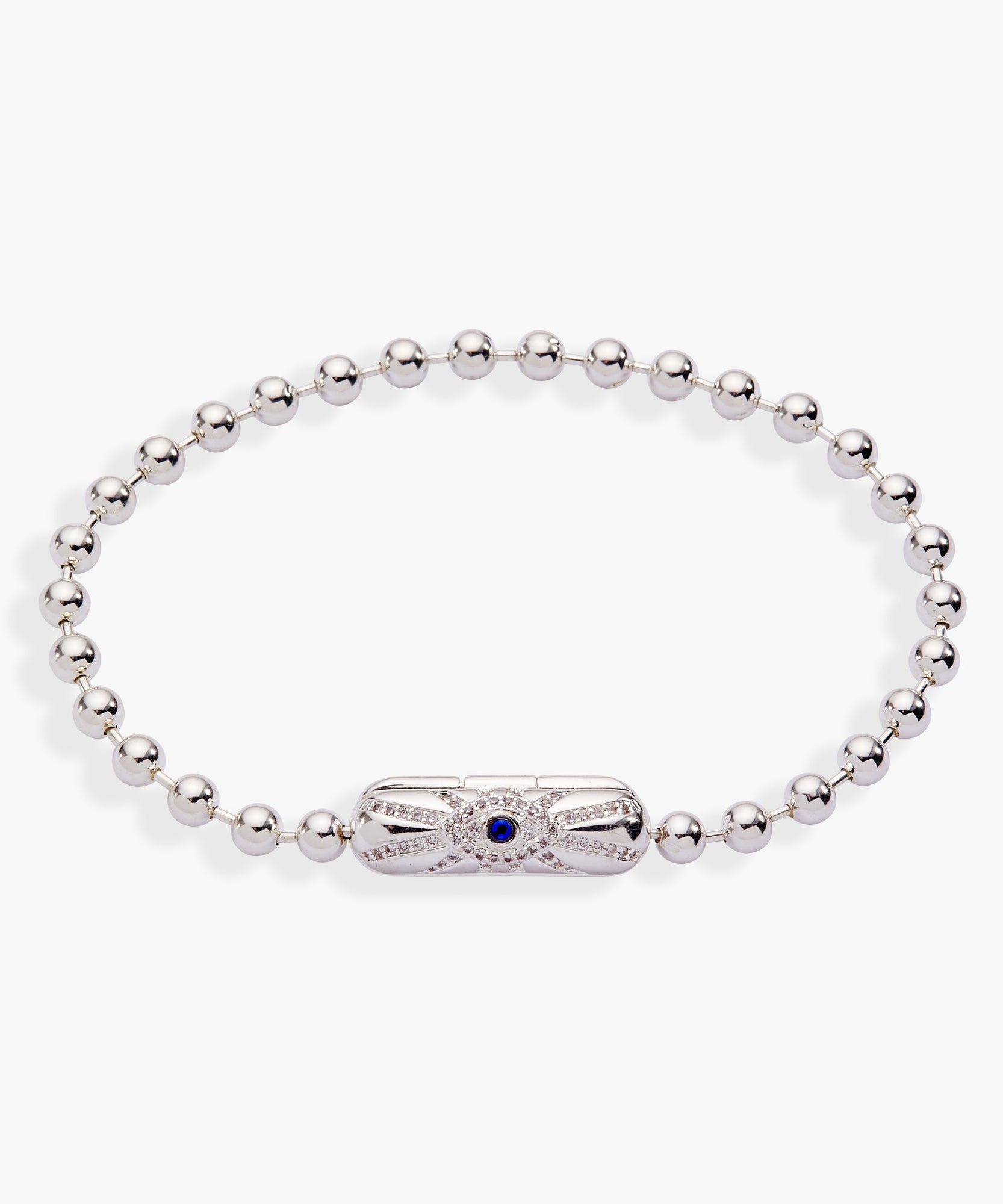 Evil Eye Barrel Closure Bracelet