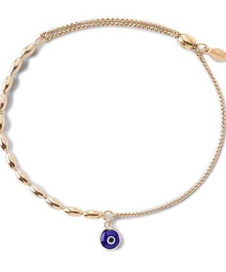 Evil Eye Pull Chain Bracelet