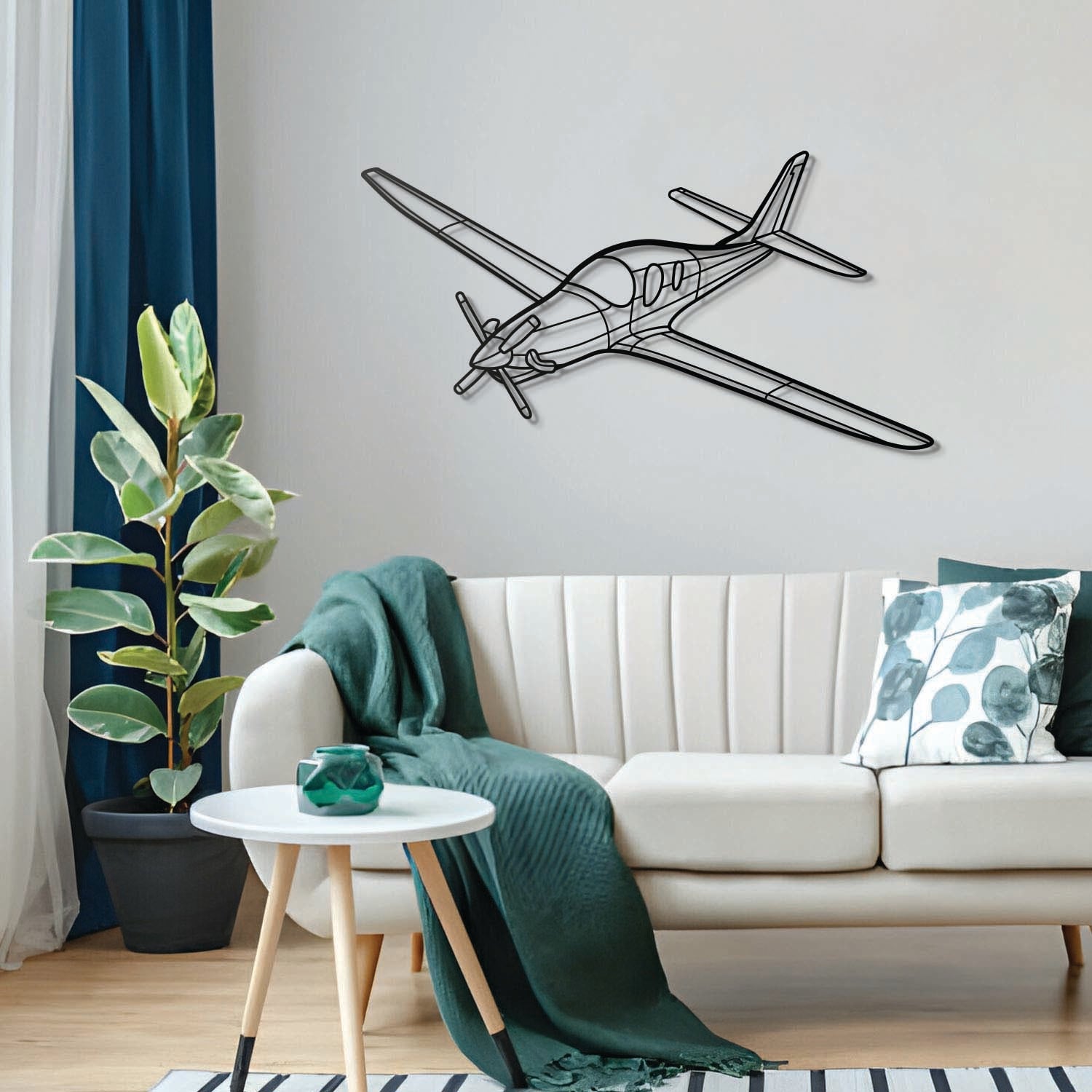 Evolution Winkelmetall Flugzeug Wandkunst - NCP0420
