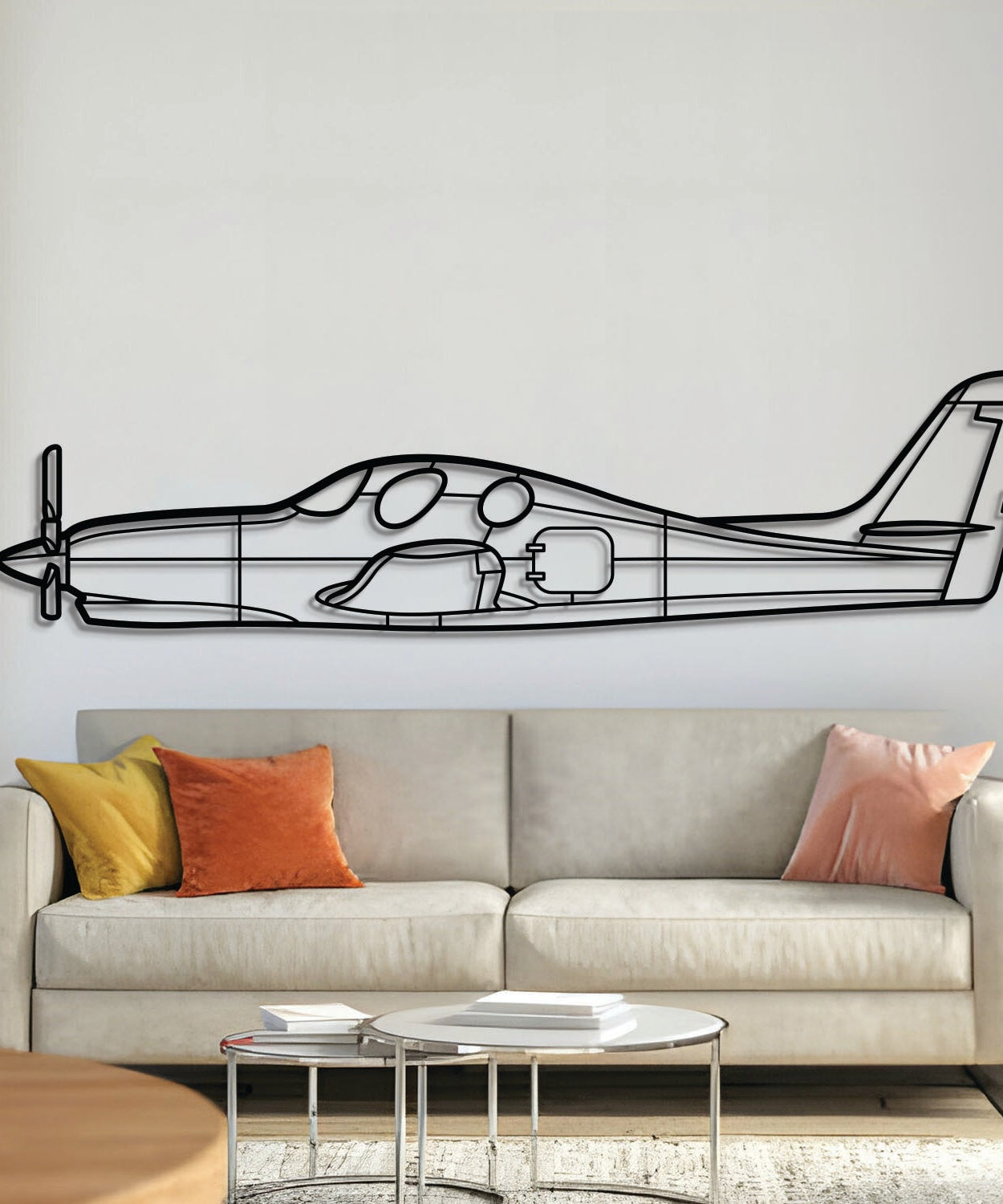 Evolution Metall Flugzeug Wandkunst - NCP0421