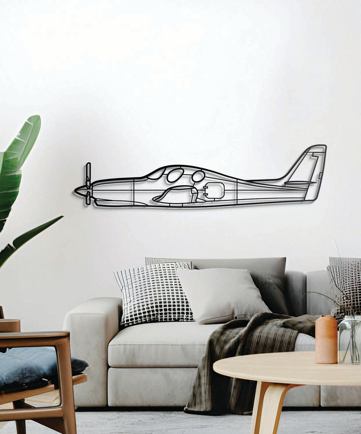 Evolution Metall Flugzeug Wandkunst - NCP0421