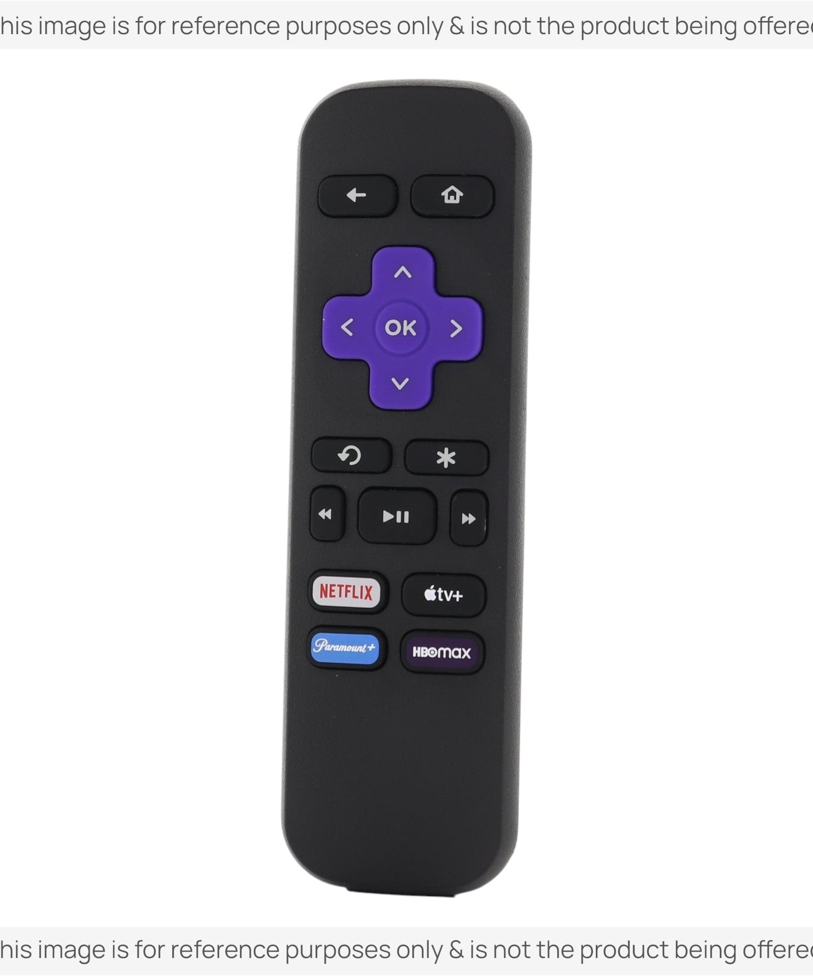 Substitute for Roku RC-ALIR EXPRESS Streaming Remote Control 3026000025 [RRST01]