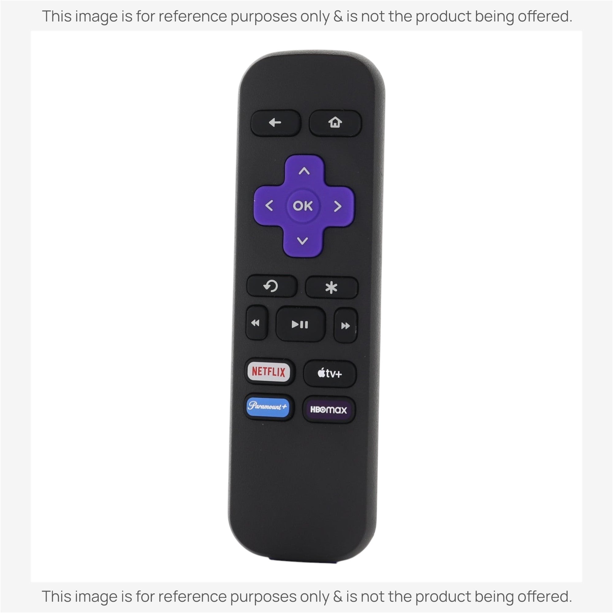 Substitute for Roku RC-ALIR EXPRESS Streaming Remote Control 3026000025 [RRST01]