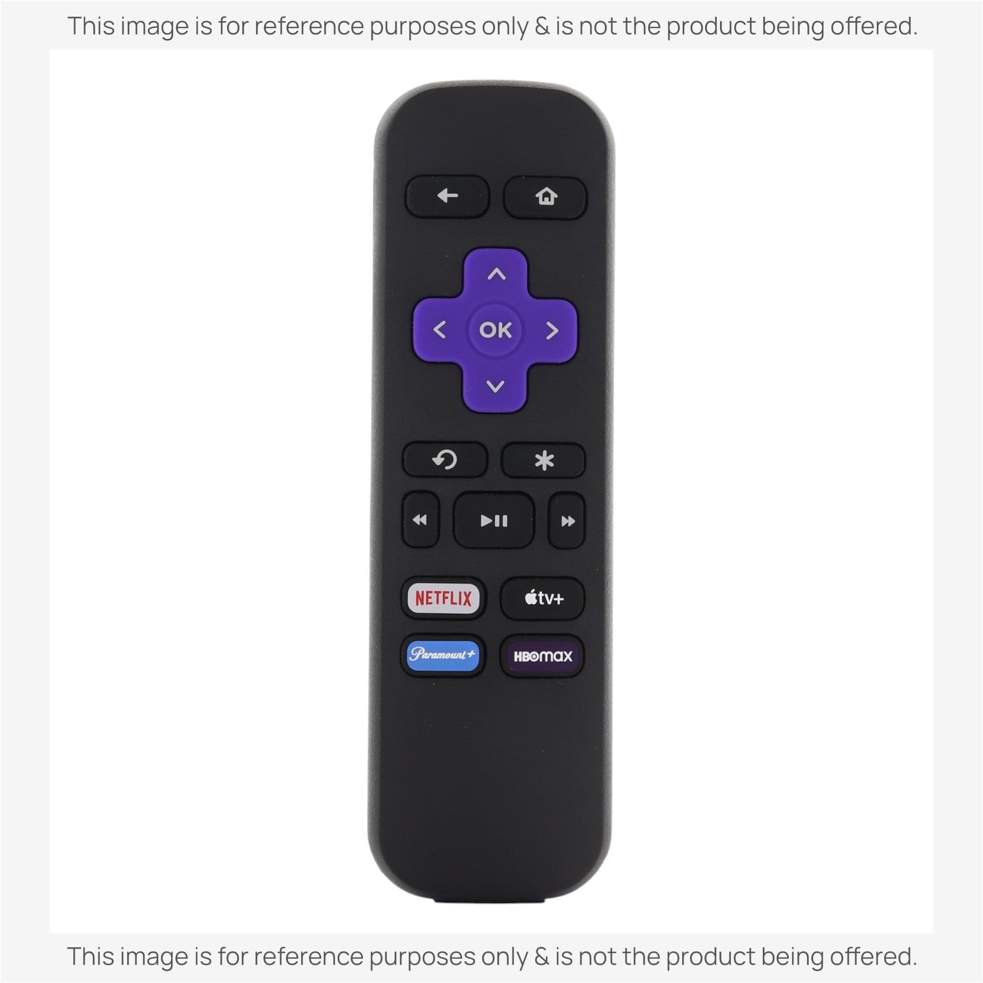 Substitute for Roku RC-ALIR EXPRESS Streaming Remote Control 3026000025 [RRST01]
