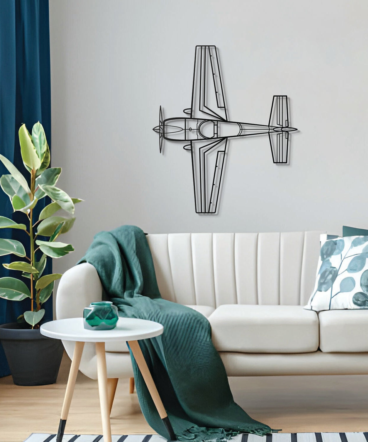 300L Top Metall Flugzeug Wandkunst - NCP0358