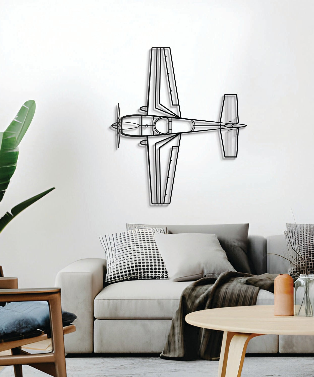 300L Top Metall Flugzeug Wandkunst - NCP0358