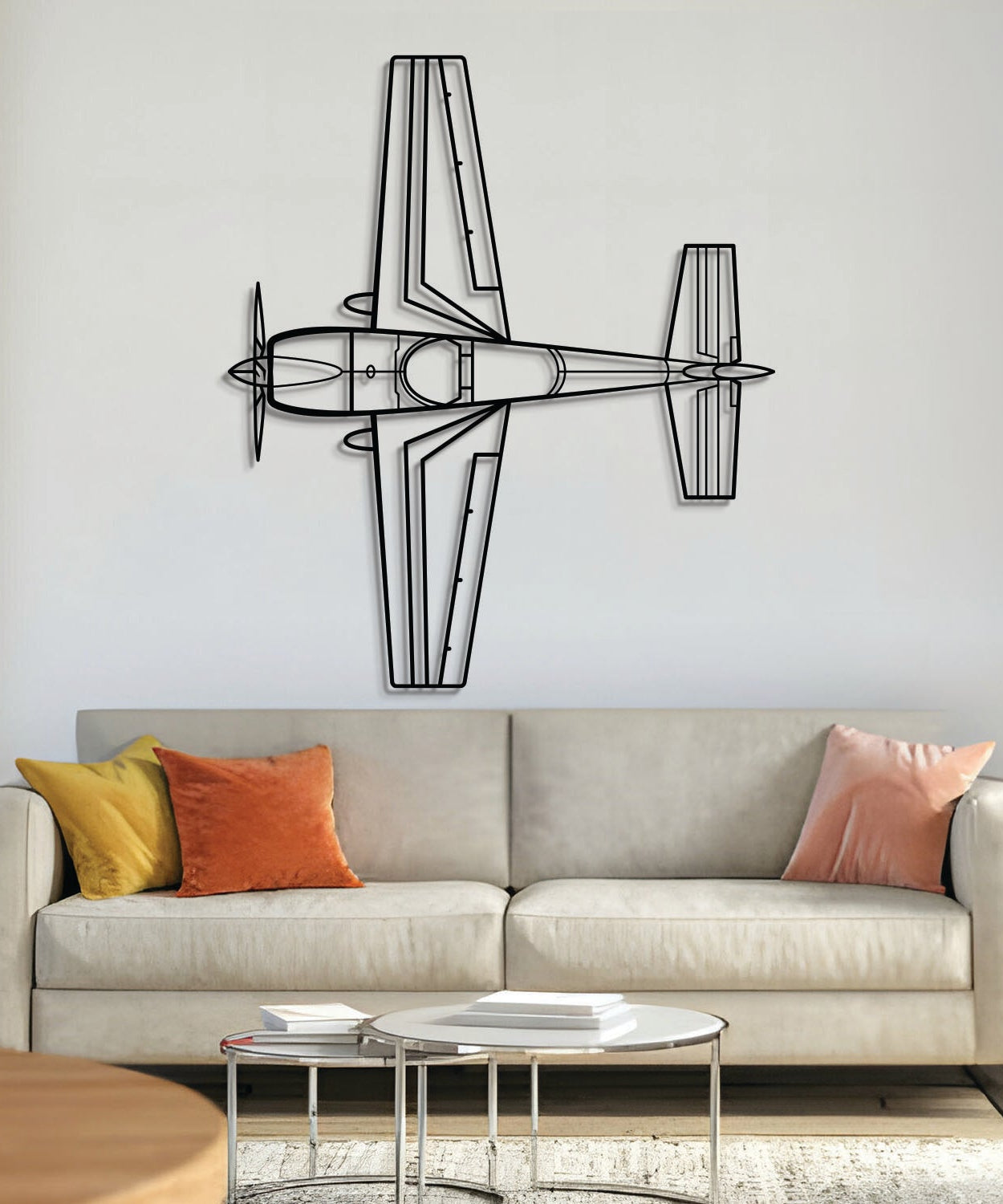300L Top Metall Flugzeug Wandkunst - NCP0358