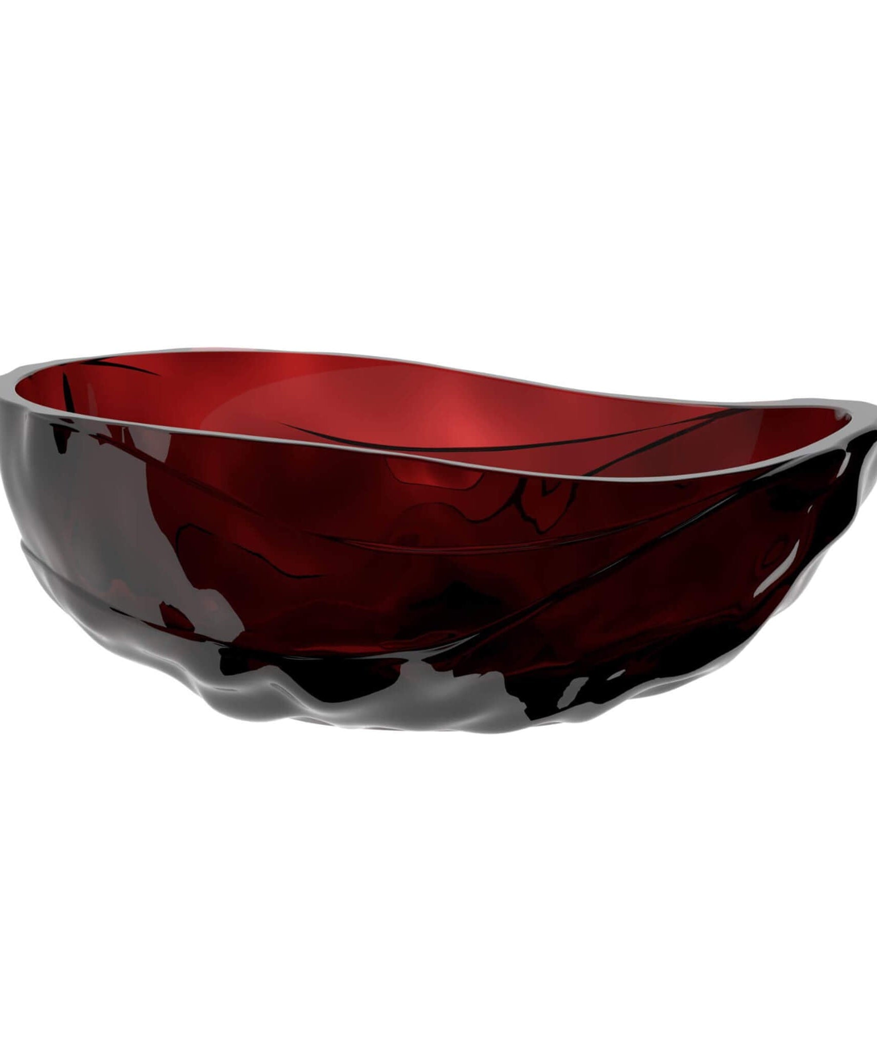 Nuvia Extra-Large 67-Inch Modern Freestanding Oval Resin Soaking Bathtub (SAK39750)