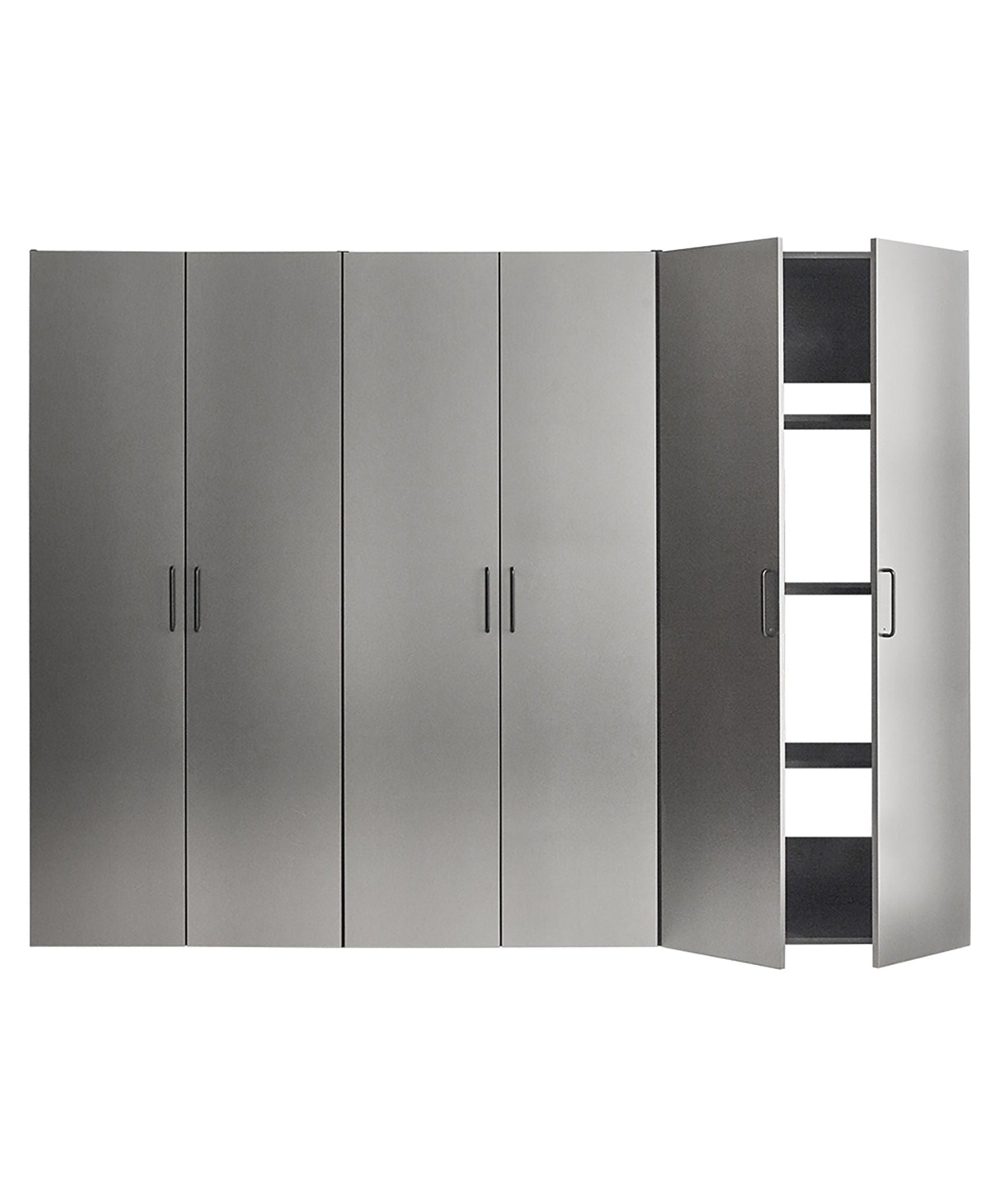 Extra Large Heavy-Duty 96-Inch Garage Cabinet Storage Set With Soft-Close Doors And Adjustable Shelves (SAK74369)