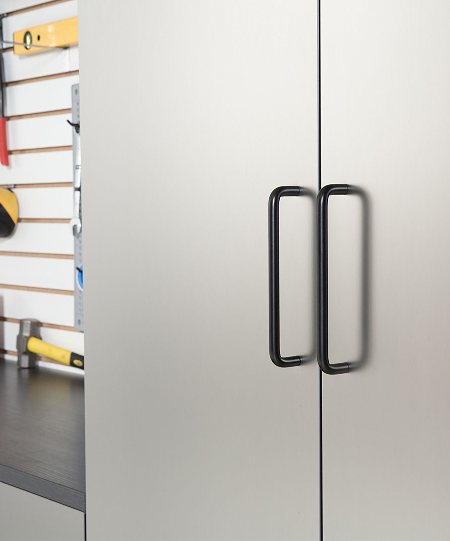 Extra Large Heavy-Duty 96-Inch Garage Cabinet Storage Set With Soft-Close Doors And Adjustable Shelves (SAK74369)