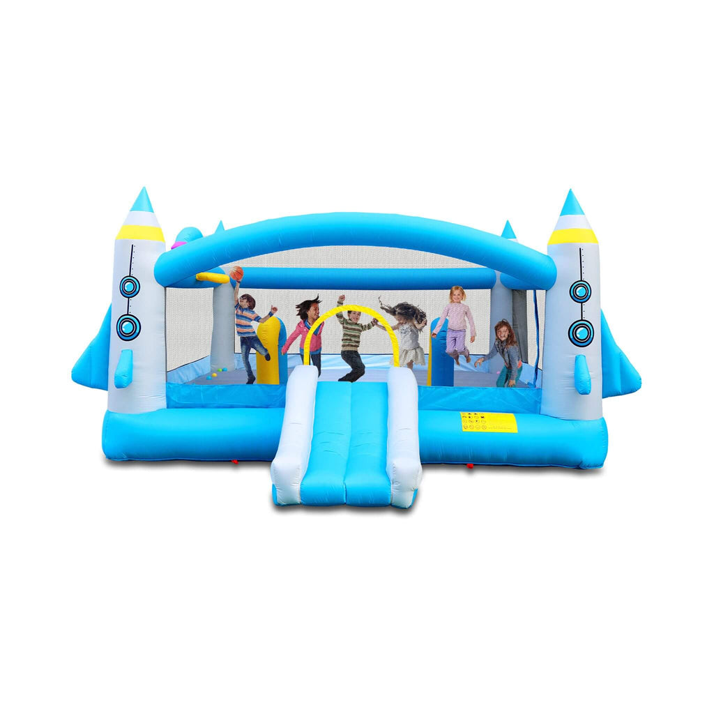 Extra-Large Multifunctional Jump'N Slide Inflatable Bouncer With Blower (SAK81243)
