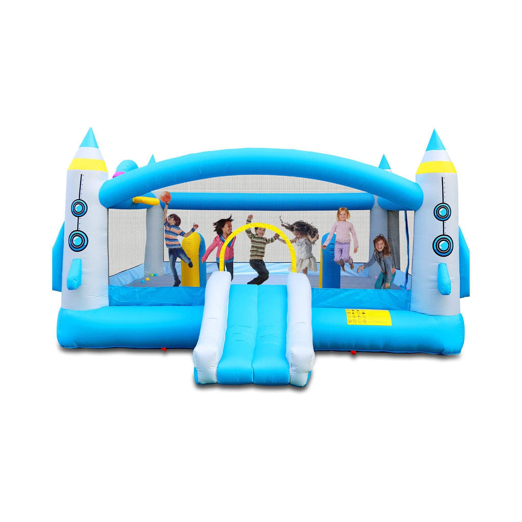 Extra-Large Multifunctional Jump'N Slide Inflatable Bouncer With Blower (SAK81243)