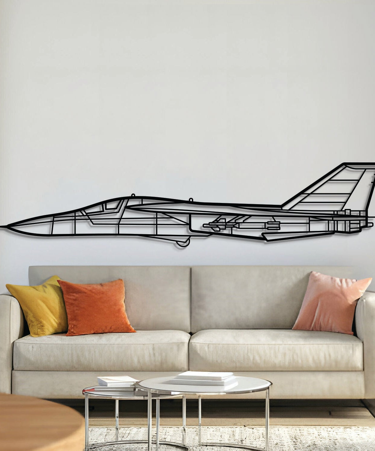 F-111 Aardvark Metallflugzeug Wandkunst - NCP0425