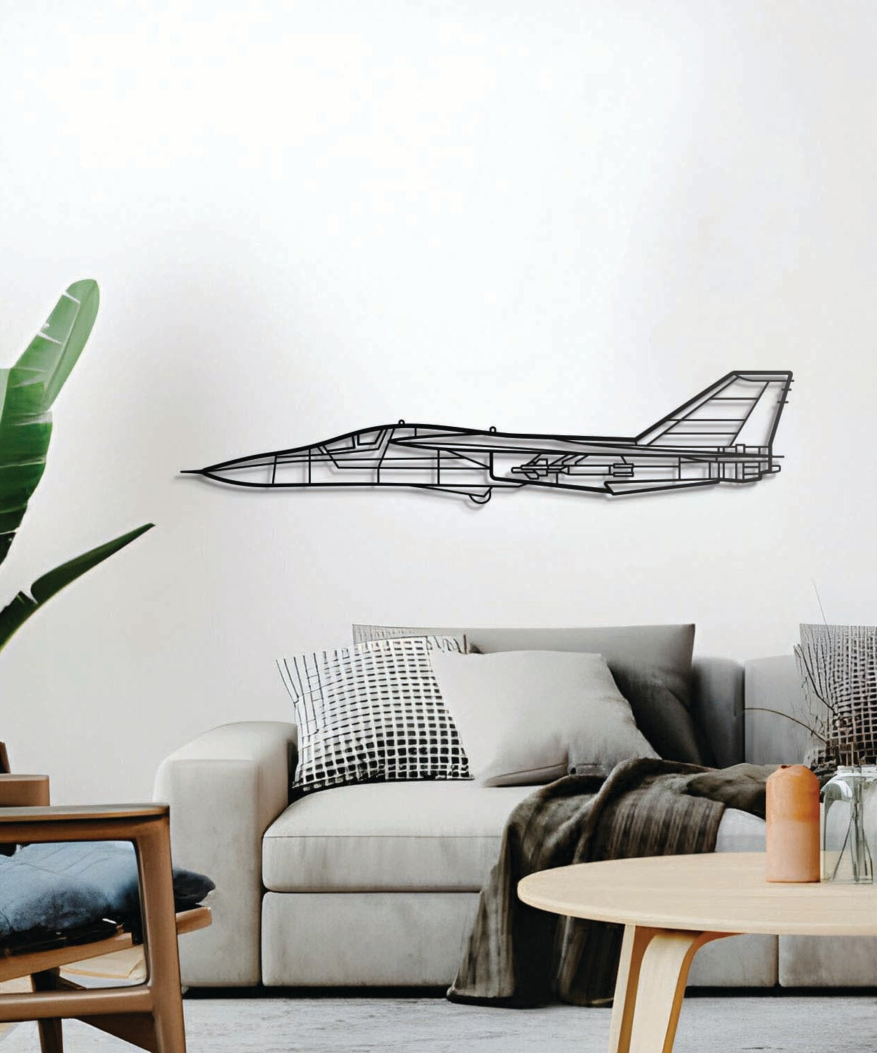 F-111 Aardvark Metallflugzeug Wandkunst - NCP0425