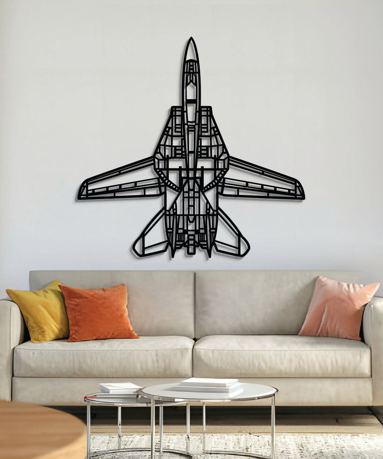 F-14D Tomcat Top Metal Flugzeug Wandbild - NCP0560
