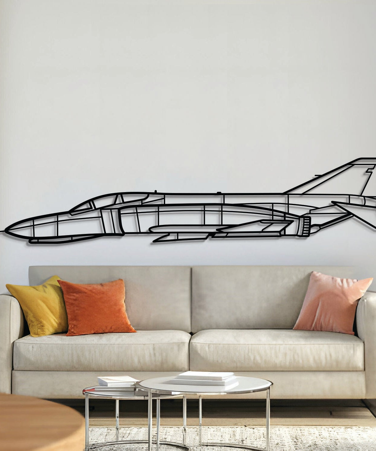 F-4C Phantom Wandbild aus Metall - NCP0422