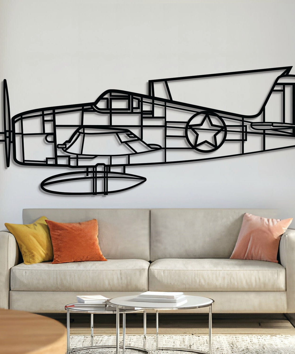 F6F-3 Hellcat Metall Wandbild - NCP0557