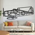 F6F-3 Hellcat Metal Aircraft Wall Art - NCP0557