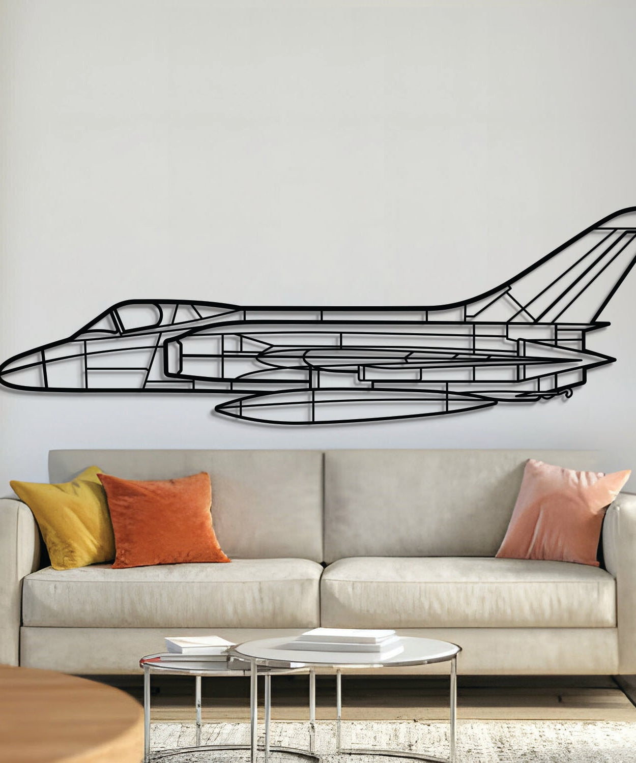 F4D Skyray Metallflugzeug Wandbild - NCP0475