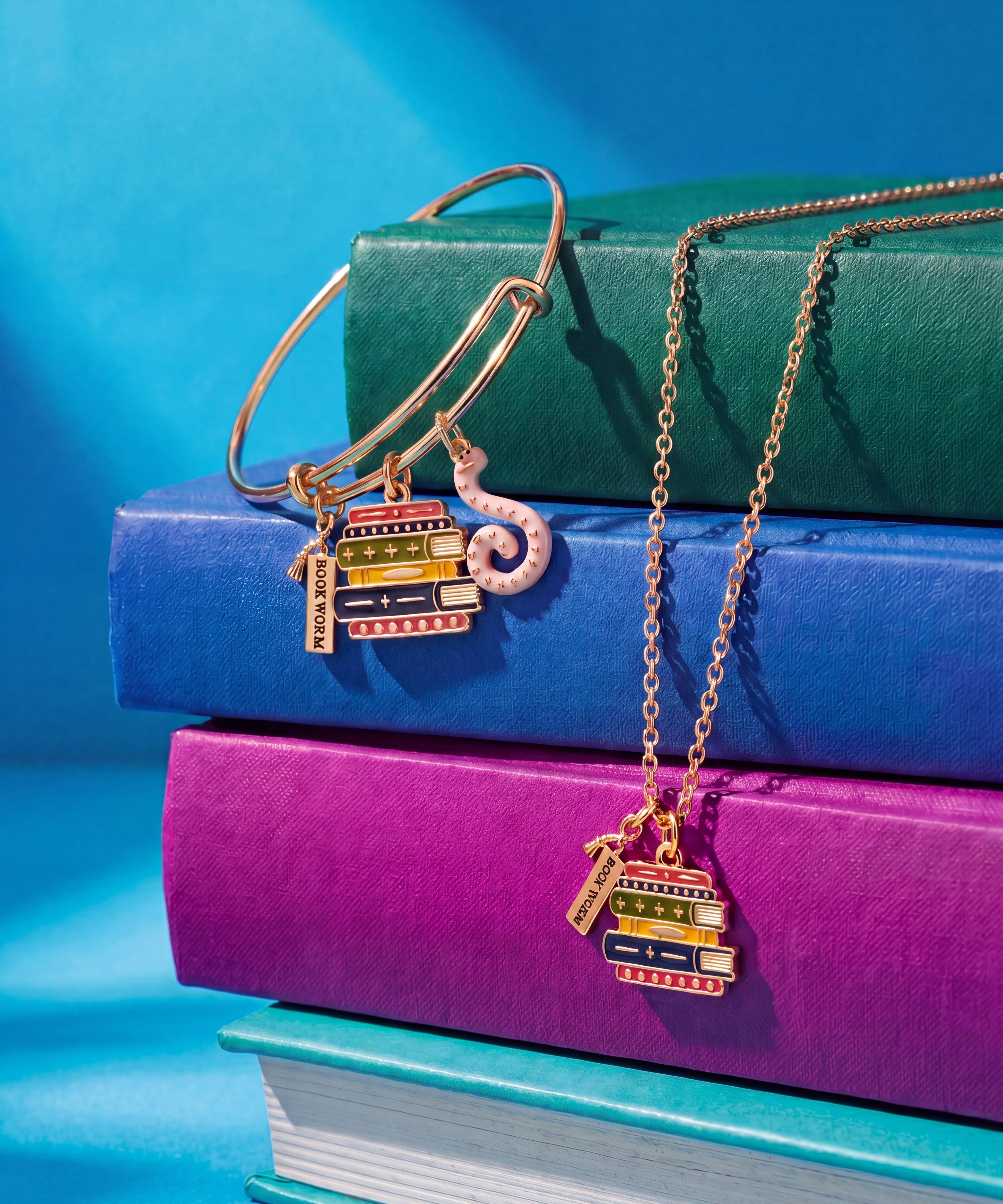 Book Club Multicharm Bangle