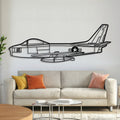 F-86 Sabre Metal Aircraft Wall Art - NCP0082