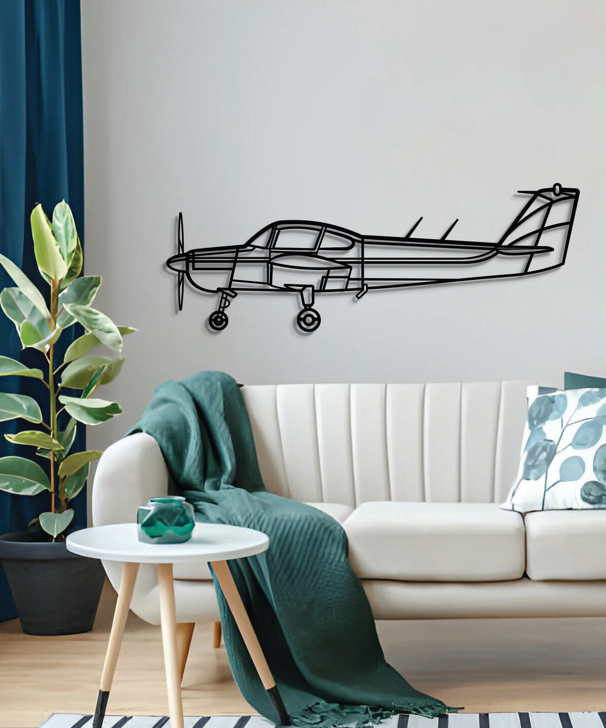 FA-200 Metallflugzeug Wandbild - NCP0564