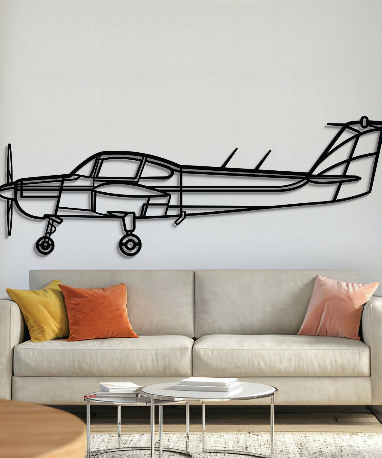 FA-200 Metallflugzeug Wandbild - NCP0564