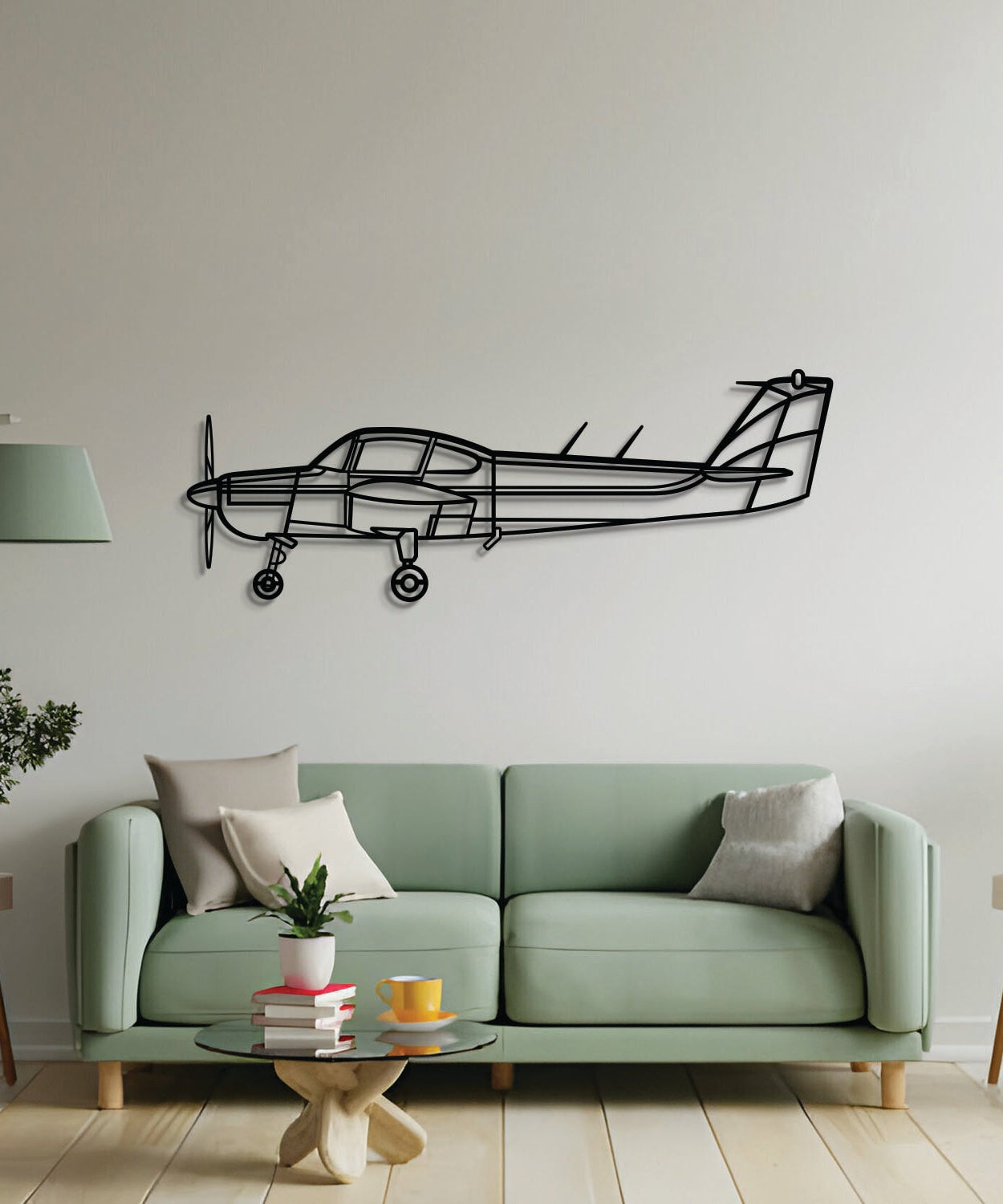 FA-200 Metallflugzeug Wandbild - NCP0564