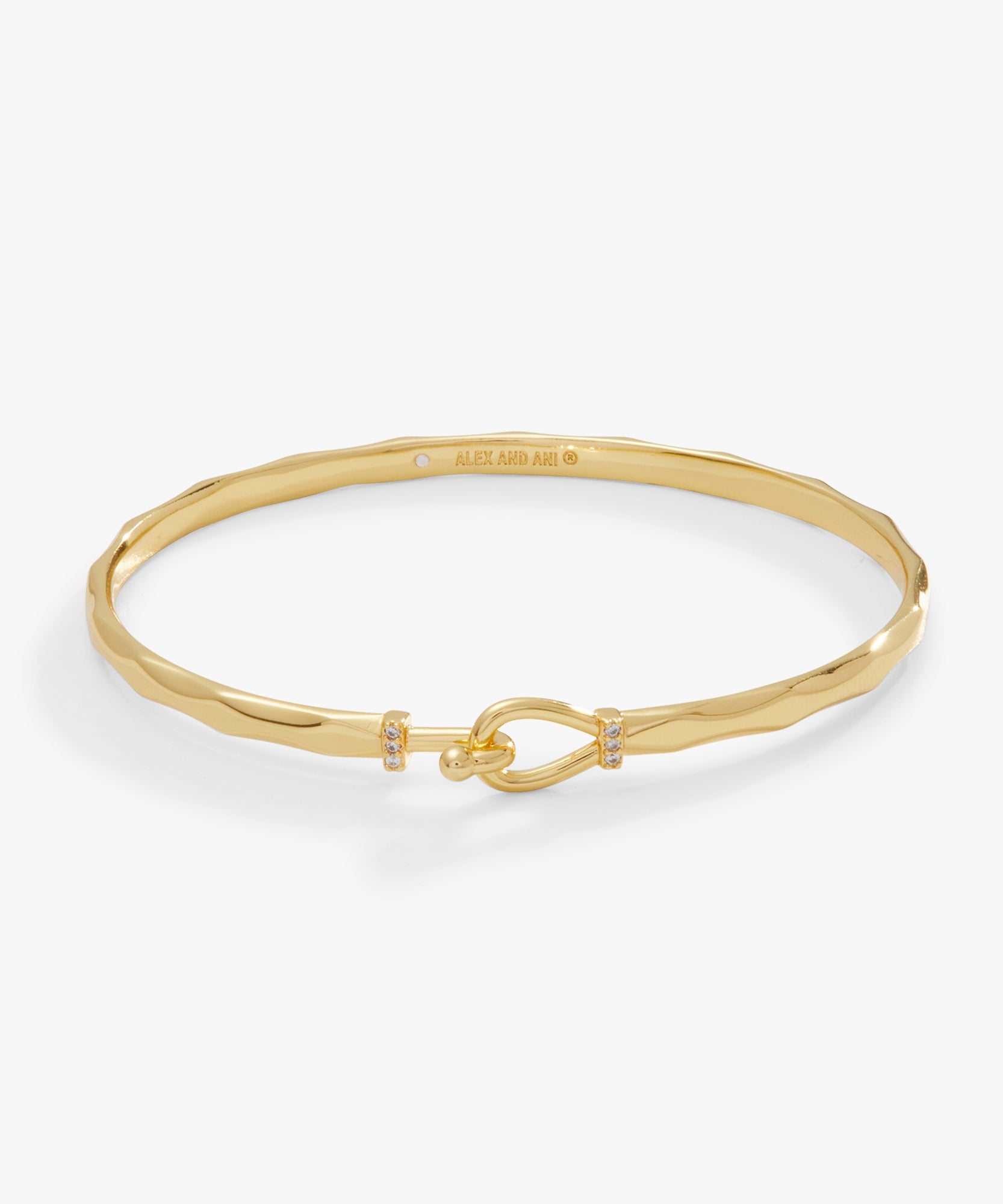 Faceted Hook Tension Bracelet